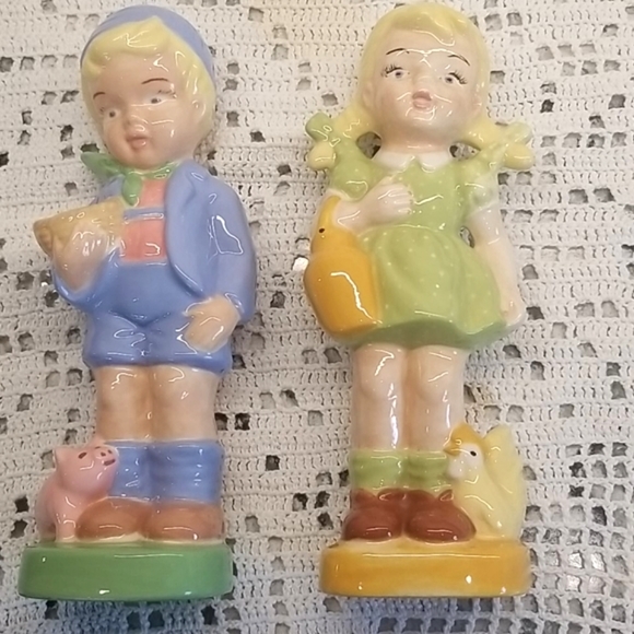 Vtg Dutch Chldren Figurines Set - Picture 5 of 10